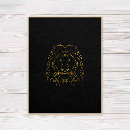 Regal Lion (Black)