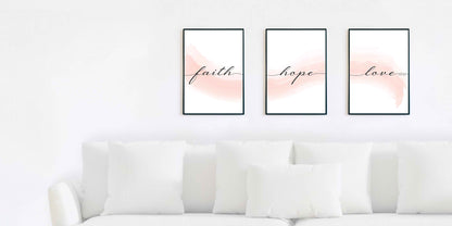 Faith, Hope, Love (Set of 3)