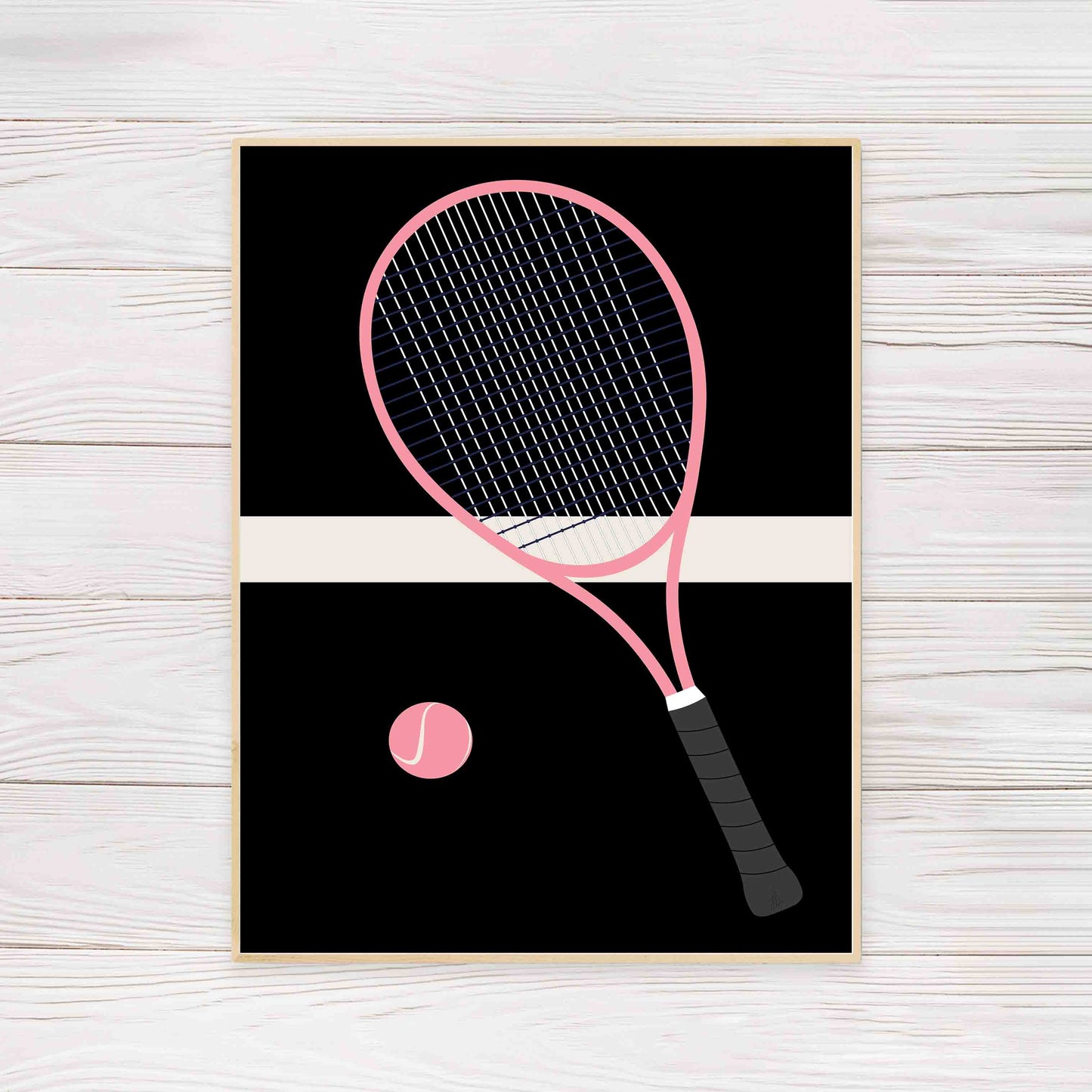 Tennis and Finish the Race (Pink-Set of 2)