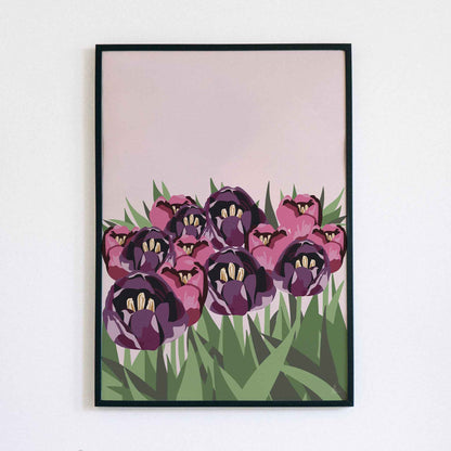 Tulips in Purple Hues and The Real You (Set of 2)